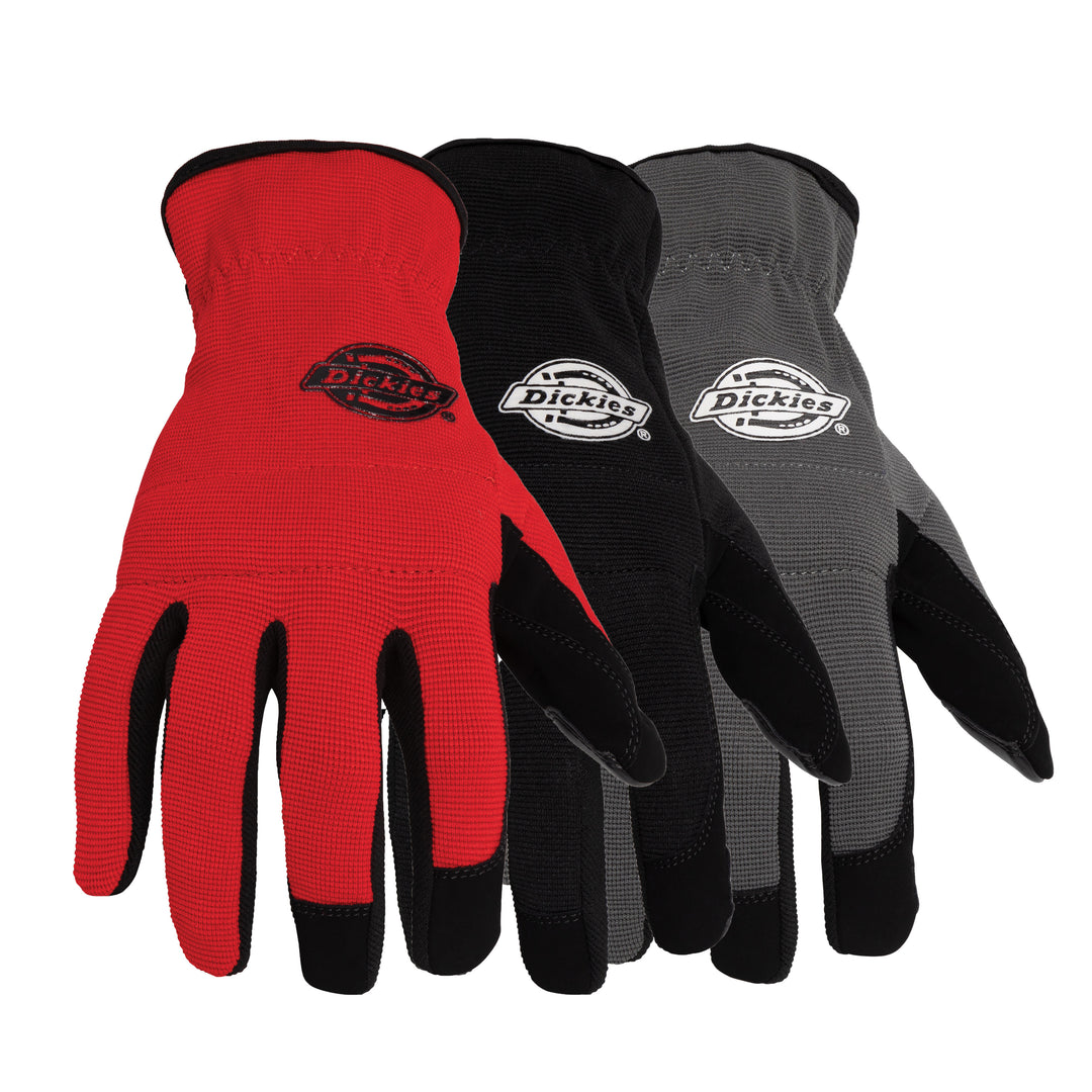 Touchscreen Compatible Multi-Purpose Work Gloves, 3-Pack
