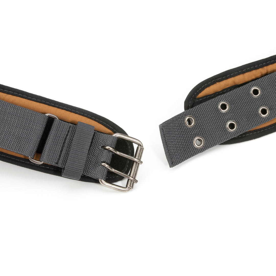 5-Inch Padded Work Belt with Double-Tongue Roller Buckle