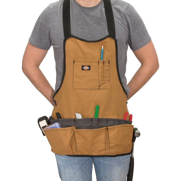 16-Pocket Bib Apron with Quick Release Buckle