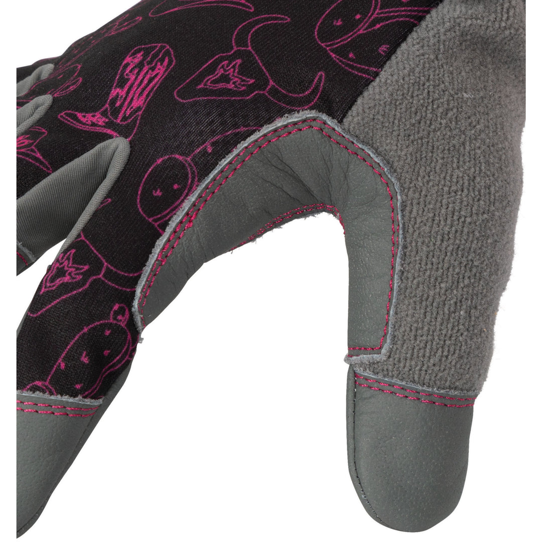 Women's Lawn and Garden Work Gloves, Black