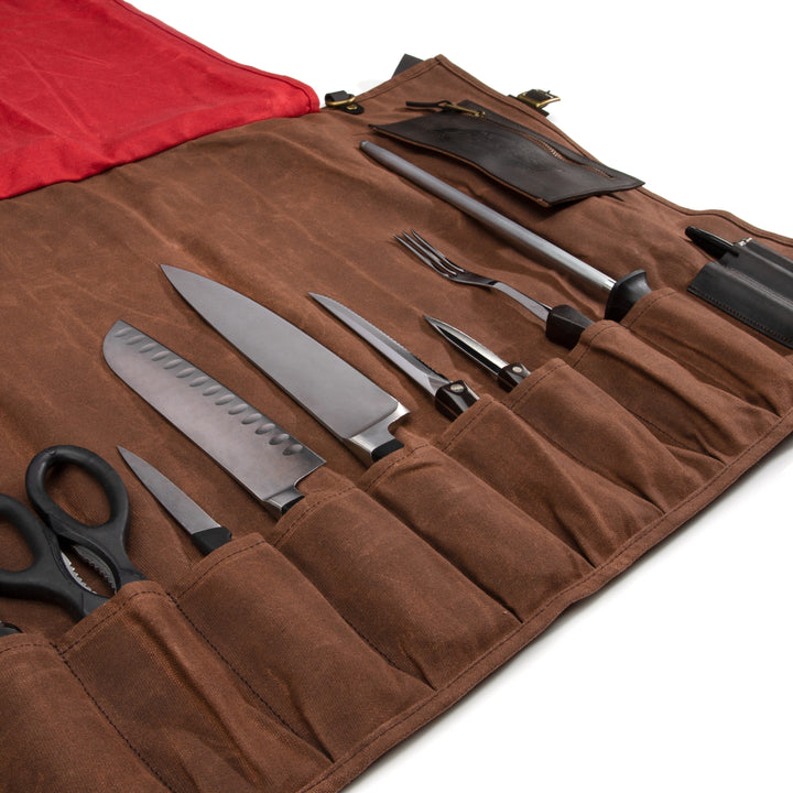 Chef Knife Organizer and Storage Roll