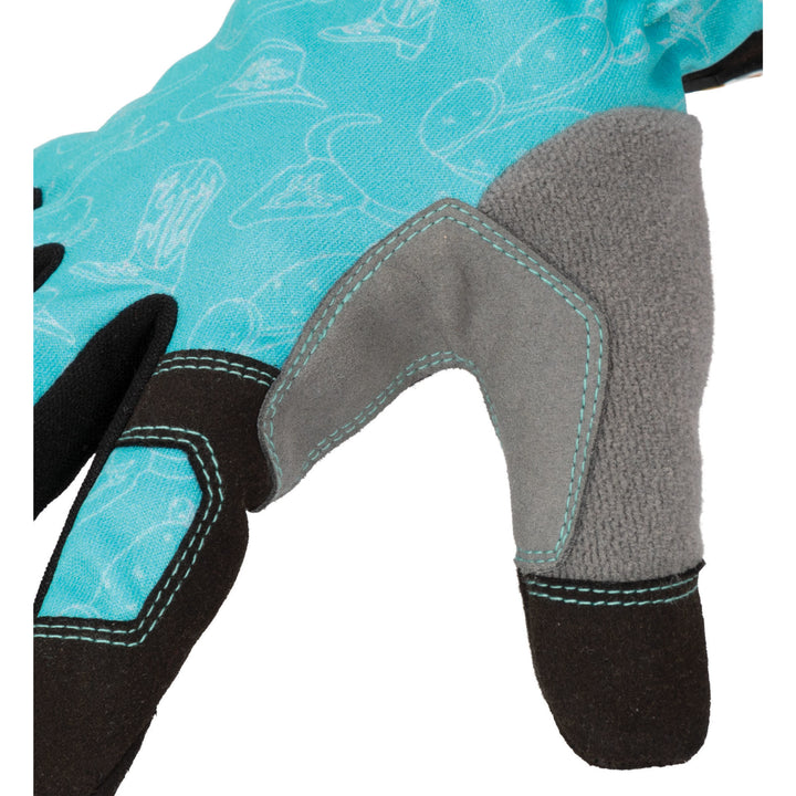 Women's Speedcuff Touchscreen Lawn and Garden Work Gloves, Teal