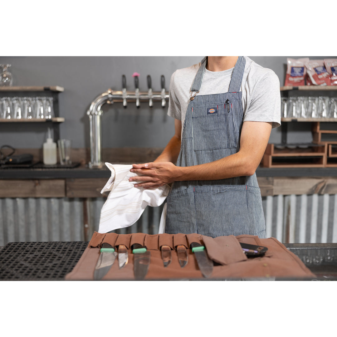 Hickory Stripe Canvas Apron