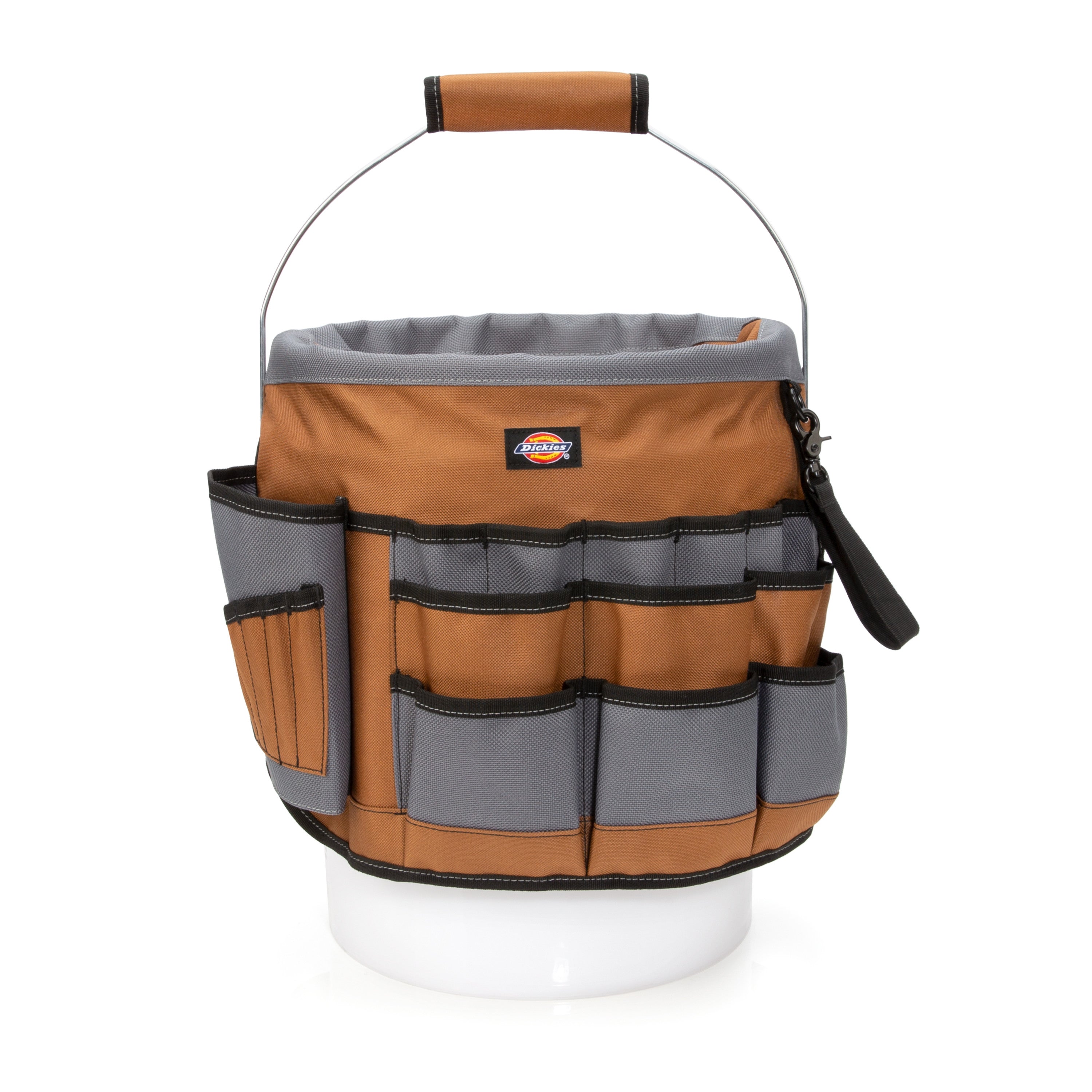 Mini Bucket Storage Rack 35-Pocket Bucket Organizer With Drill Holster – Dickies Work Gear