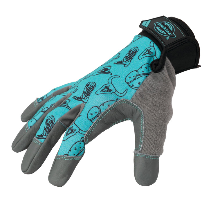 Women's Lawn and Garden Work Gloves, Teal